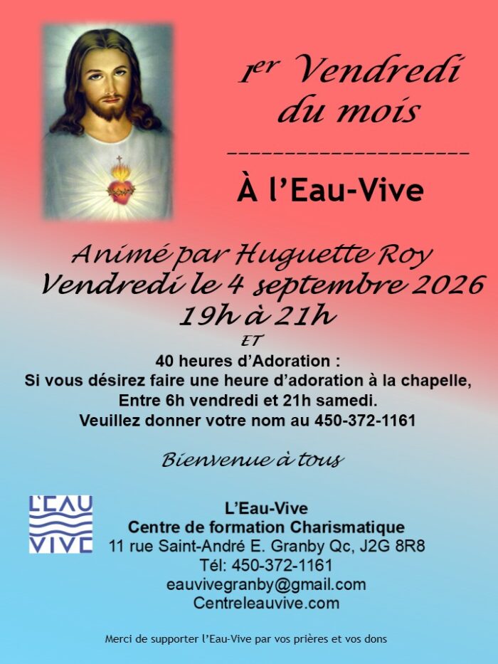 Premier Vendredi du mois