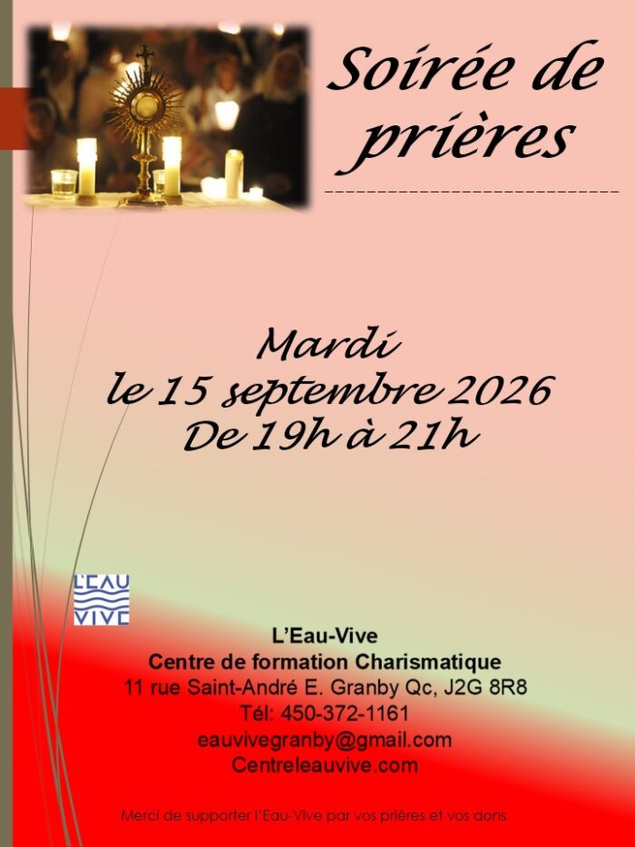 Soirée de prières
